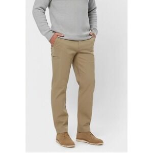 Duluth Trading Co DuluthFlex Ballroom Khaki Pants 40x30 Standard Fit DEK NWT